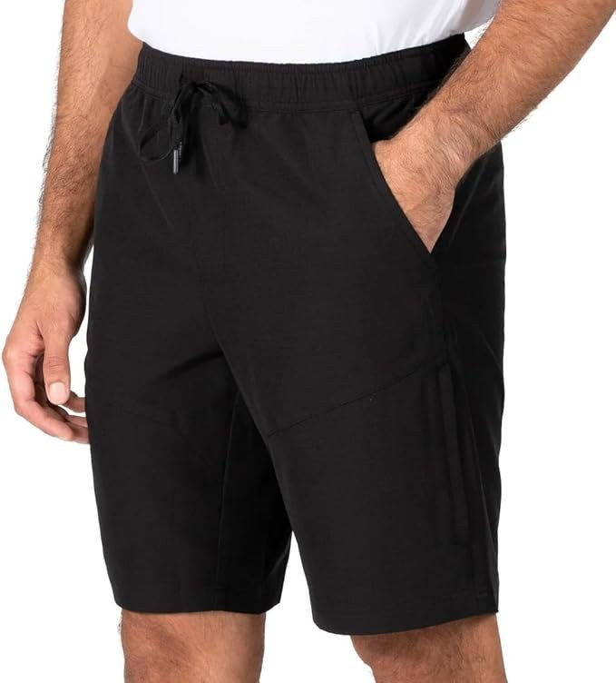 Gerry Men’s Pull-On Trail Shorts, Black, Size S