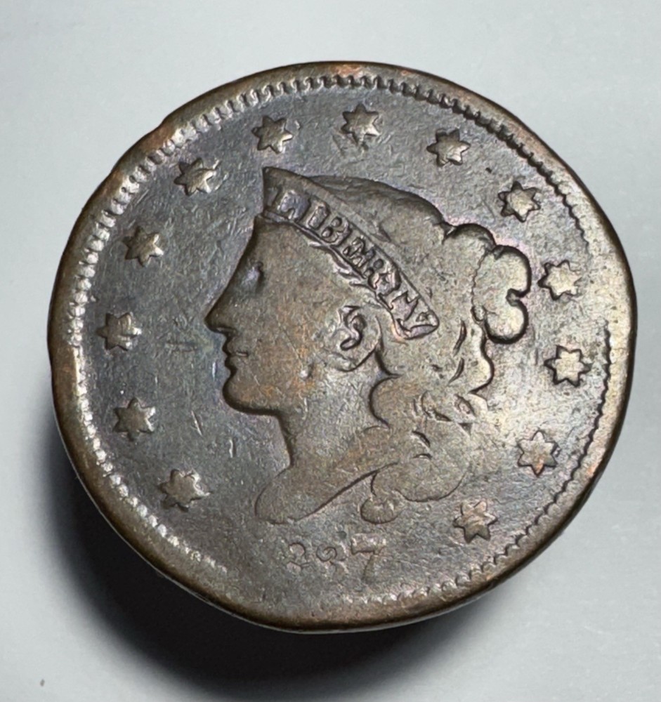 1837 Coronet Head Large Cent  #0777