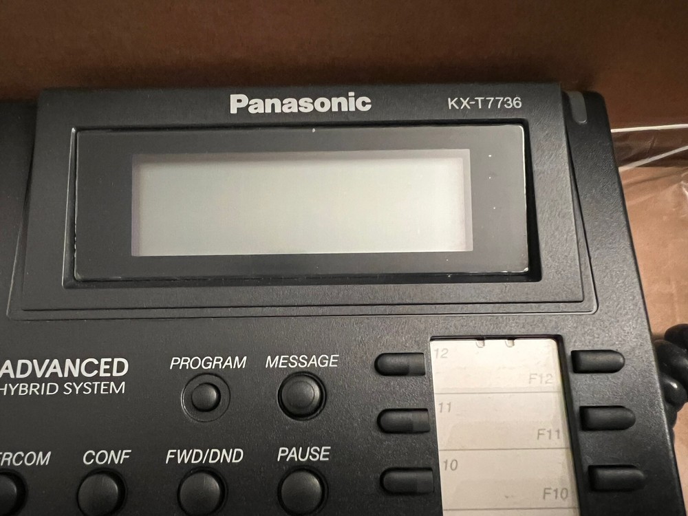 Panasonic KX-T7736 24-Button Display Phone (Black) *Refurbished*