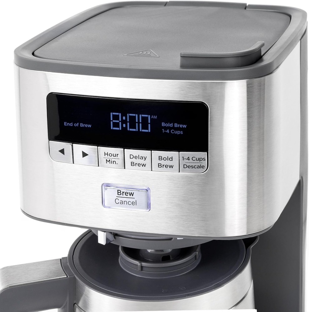 GE 10 Cup Drip Coffee Maker with Single Serve