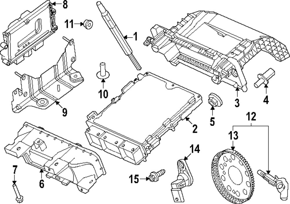 Genuine Ford Engine Control Module (ECM) PC3Z12A650C