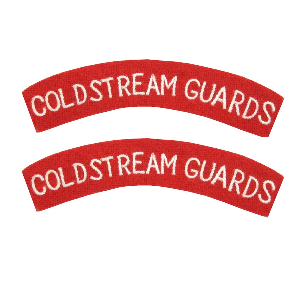Coldstream Guards - WW2 Repro Shoulder Titles Patch Badge Flash British Army New