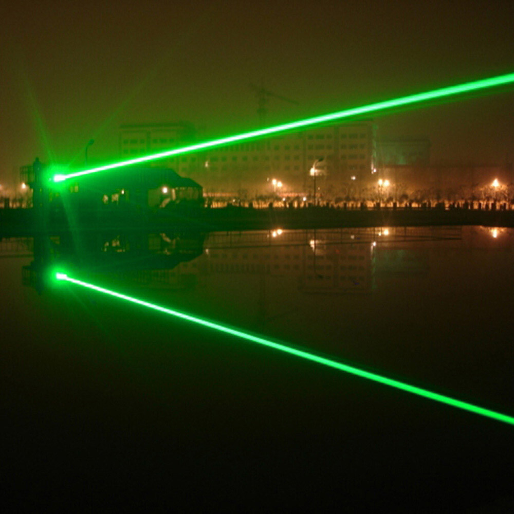Waterproof Focusable Dot Green Laser Pointer 520nm Visible Beam Flashlight Torch