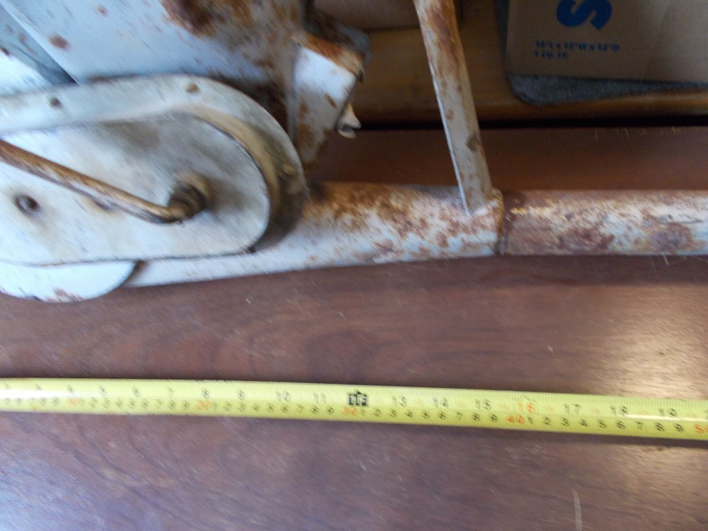 Antique Seed/Fertilizer Spreader with Hand Crank