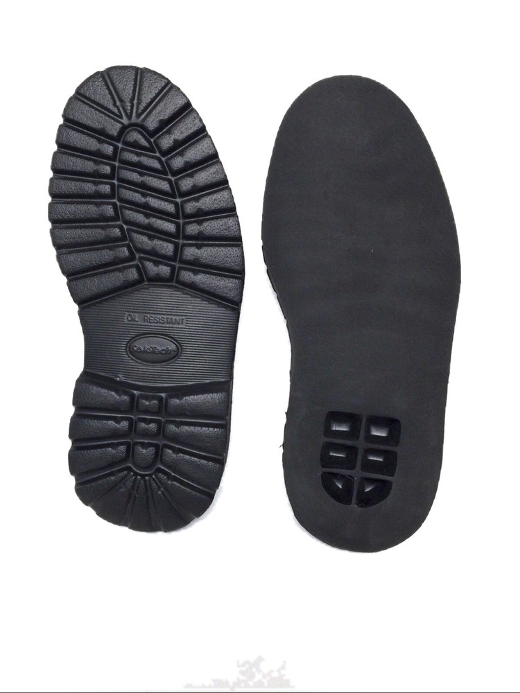 SoleTech 142 RUVA II Rubber Full Sole Black, 1 Pair