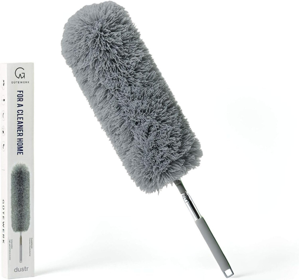 Extendable Feather Duster, Microfiber Duster, Ceiling Fan Duster, Feather Dus...