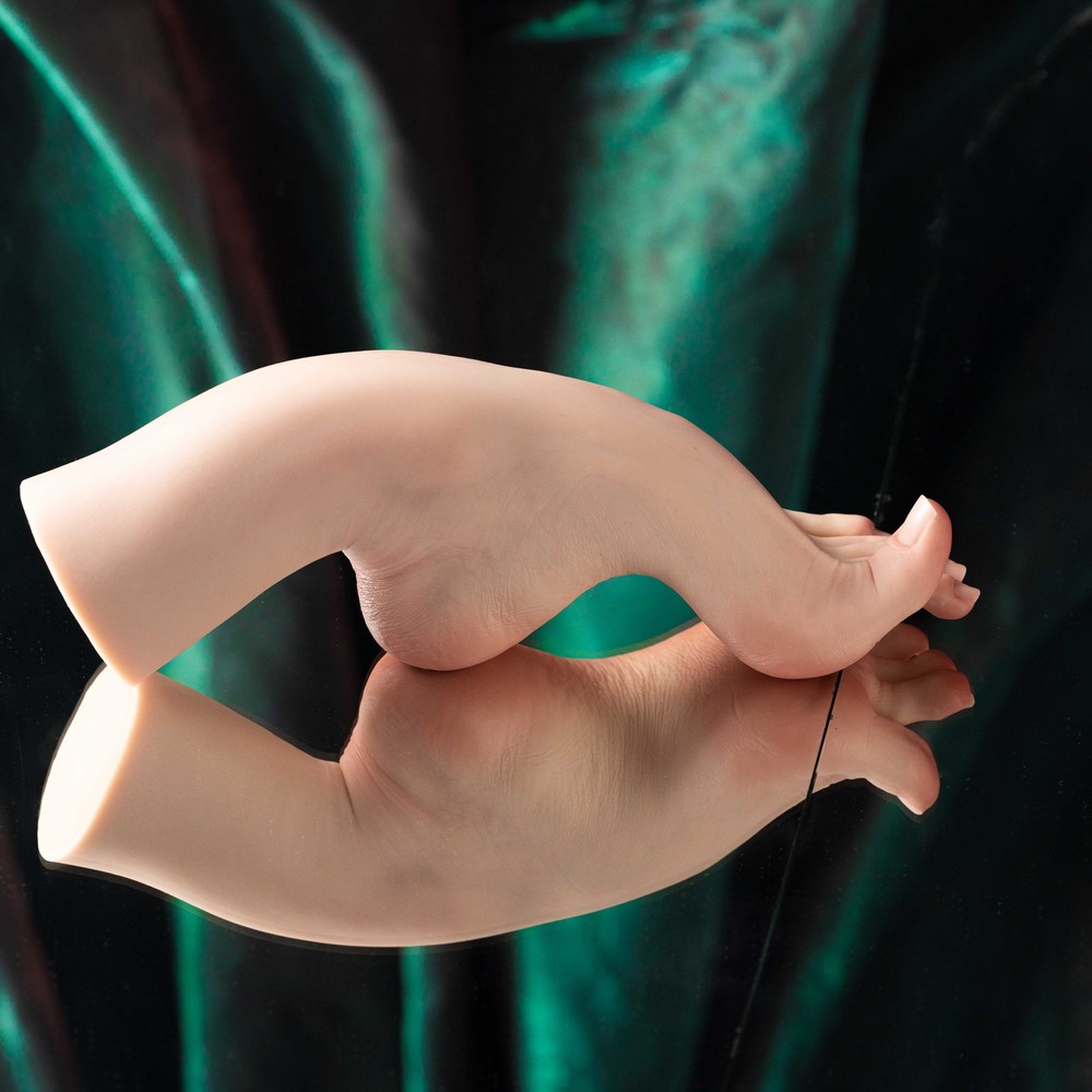 Silicone Female Mannequin Foot Display Model Bone positioning Top Configuration