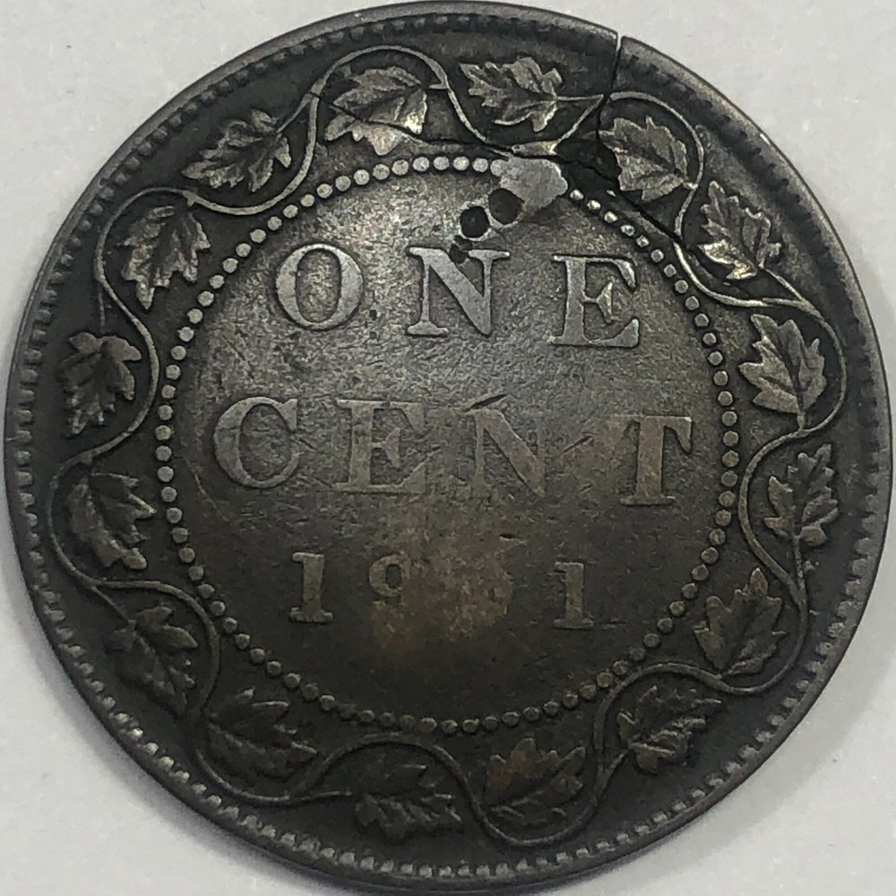 1901 Canada One Cent Foreign Coin #1862