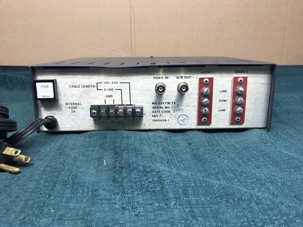 Vintage Macom MA-23 VFM TX Transmitter Control MA-COM MA 23
