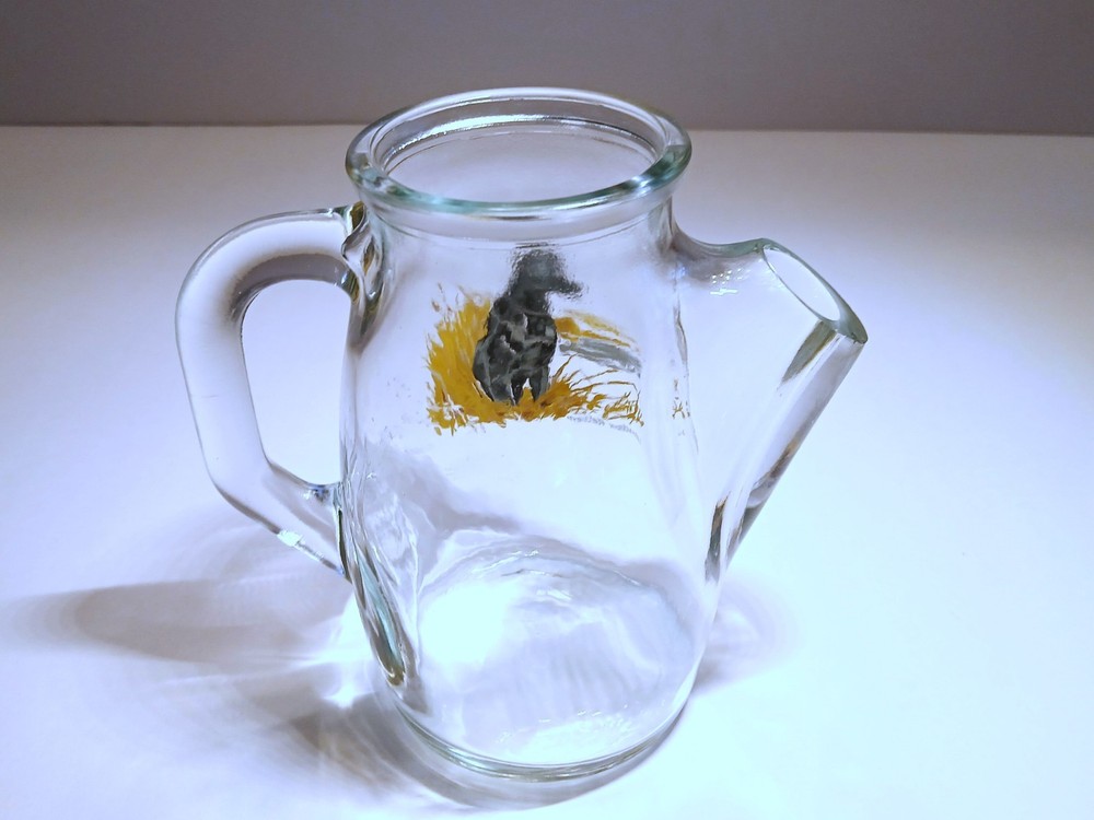 WESTMORELAND SNUB GLASS PITCHER