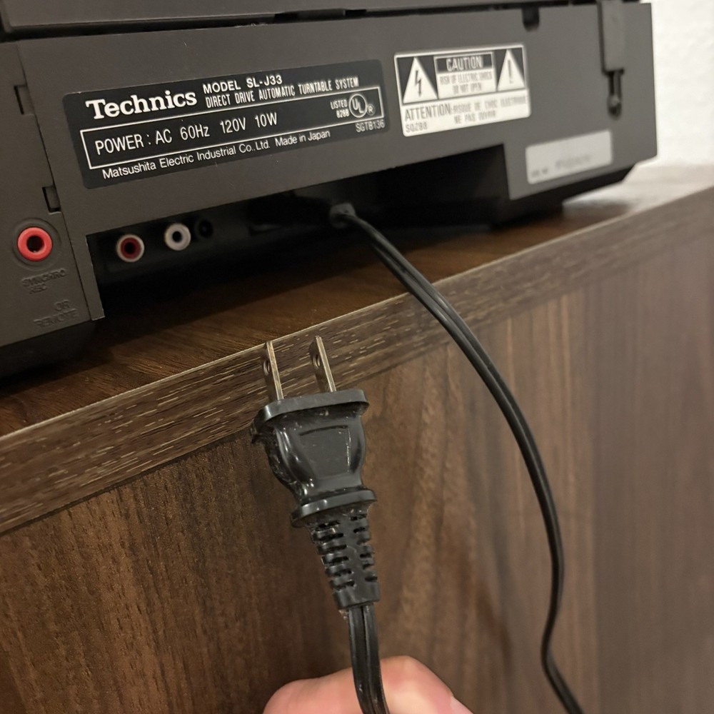 Technics SL-J33 Quartz Direct Drive Automatic Turntable Tested Working