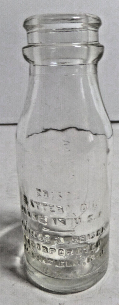 Edison battery oil bottle antique EMPTY