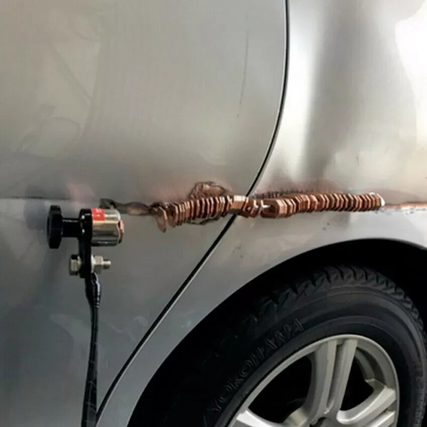 50PCS /Set Triangle Dent Pulling Ring Washer Spot Welder Soldering Panel Puller