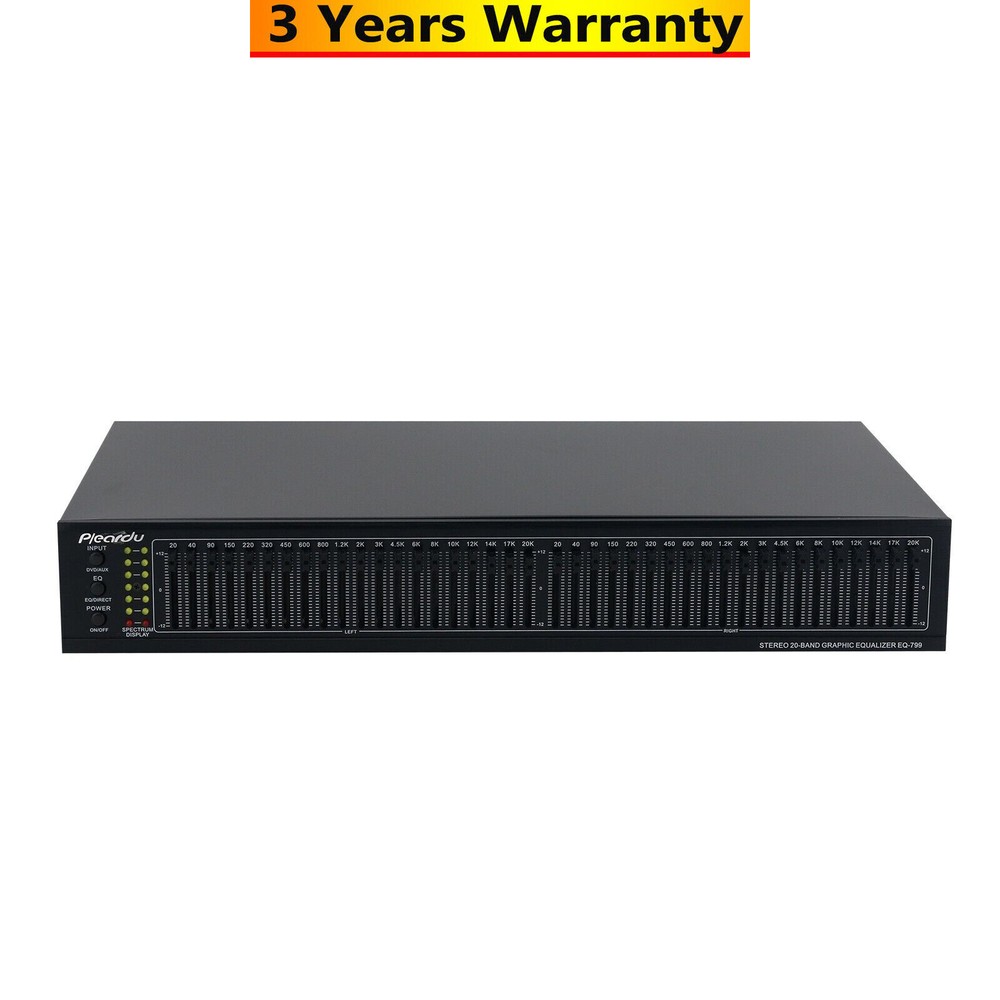 220V 40-band Stereo Graphic EQ Equalizer High Performance Audio Equalizer