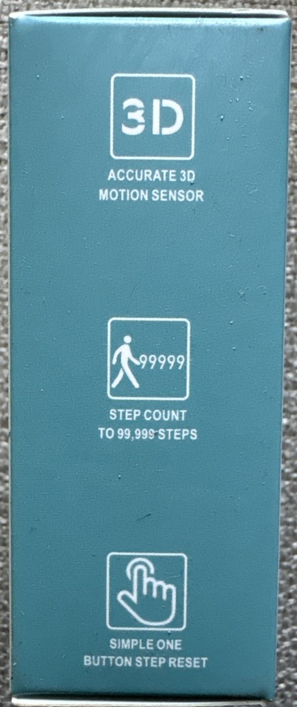 10 Simple Pedometer for Walking, Accurate Step Tracker with Small, Black