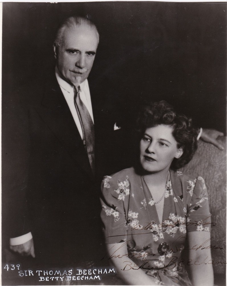 Sir Thomas Beecham Vintage Signed Photograph