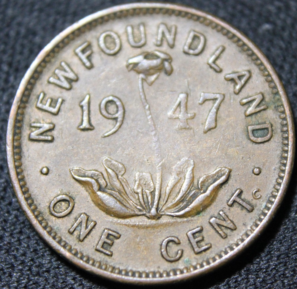 1947-C CANADA NEW FOUNDLAND One Cent