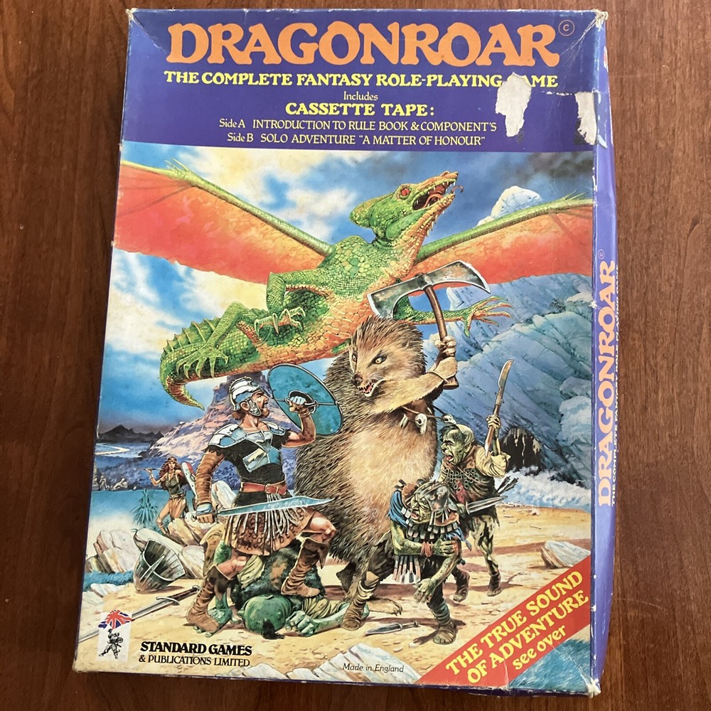 Dragonroar RPG Standard Games & Publications box set