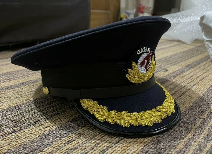 QATAR AIRLINE PILOT CAP Reproduction