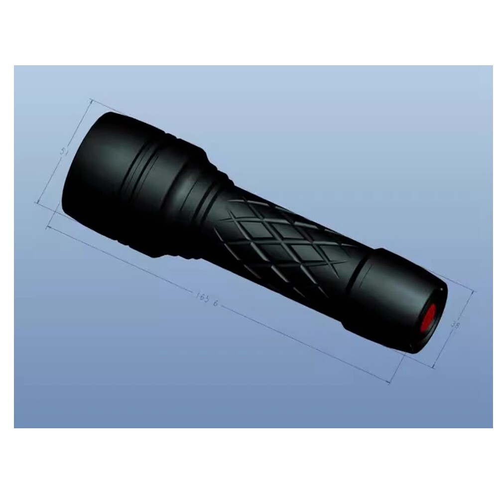 White Light Illuminated Laser Module 1800m Long Distance Outdoor Flashlight