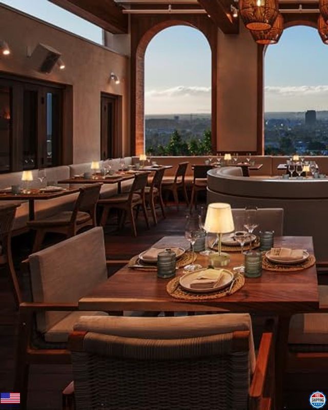 UMEXUS 2-Pack Mini Cordless Table Lamps - Rechargeable Touch-Control Dimmable