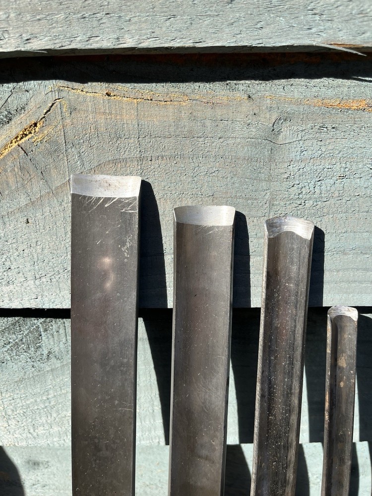 Set Of Vintage Paring Gouges By Sorby & Marples Patternmakers Carpentry Tools