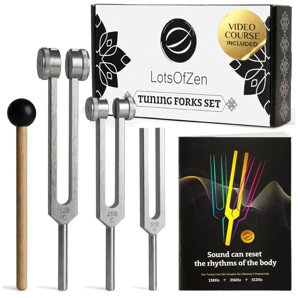 Healing Tuning Fork Set - Yoga Meditation Accessories