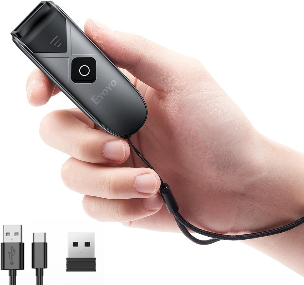 Eyoyo Wireless Bluetooth Barcode Scanner 1D 2D QR Code Reader For IOS Android US