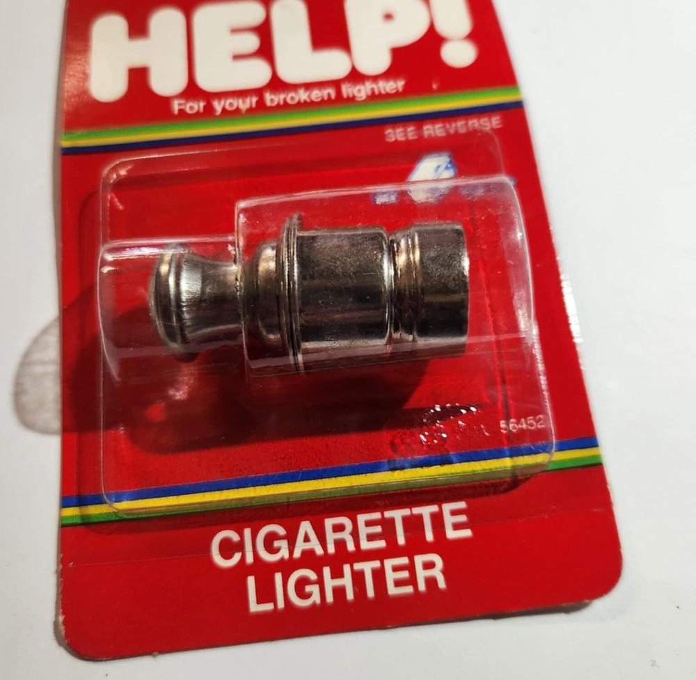 Help Universal Replacement Cigarette Lighter 56452 Short Chrome Knob