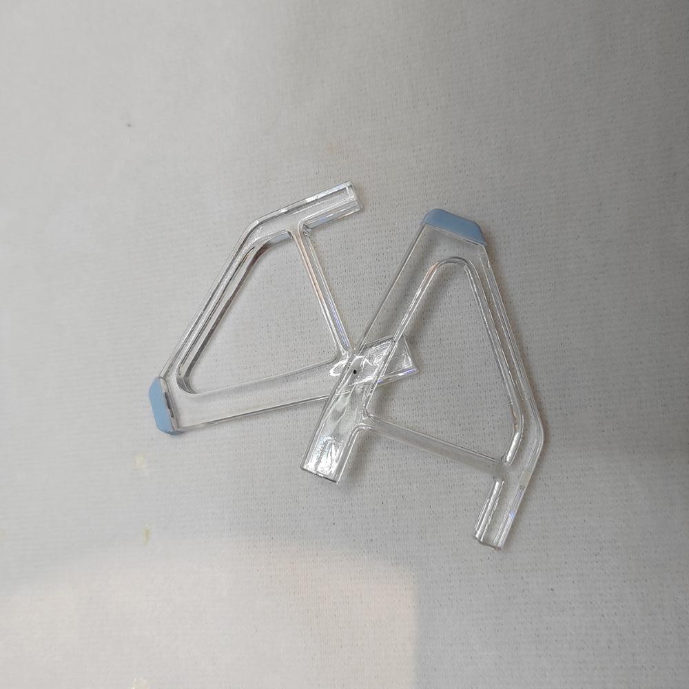 Clear Anti-slip Triangular Mount Support For PS5 Slim Console Horizontal Stand