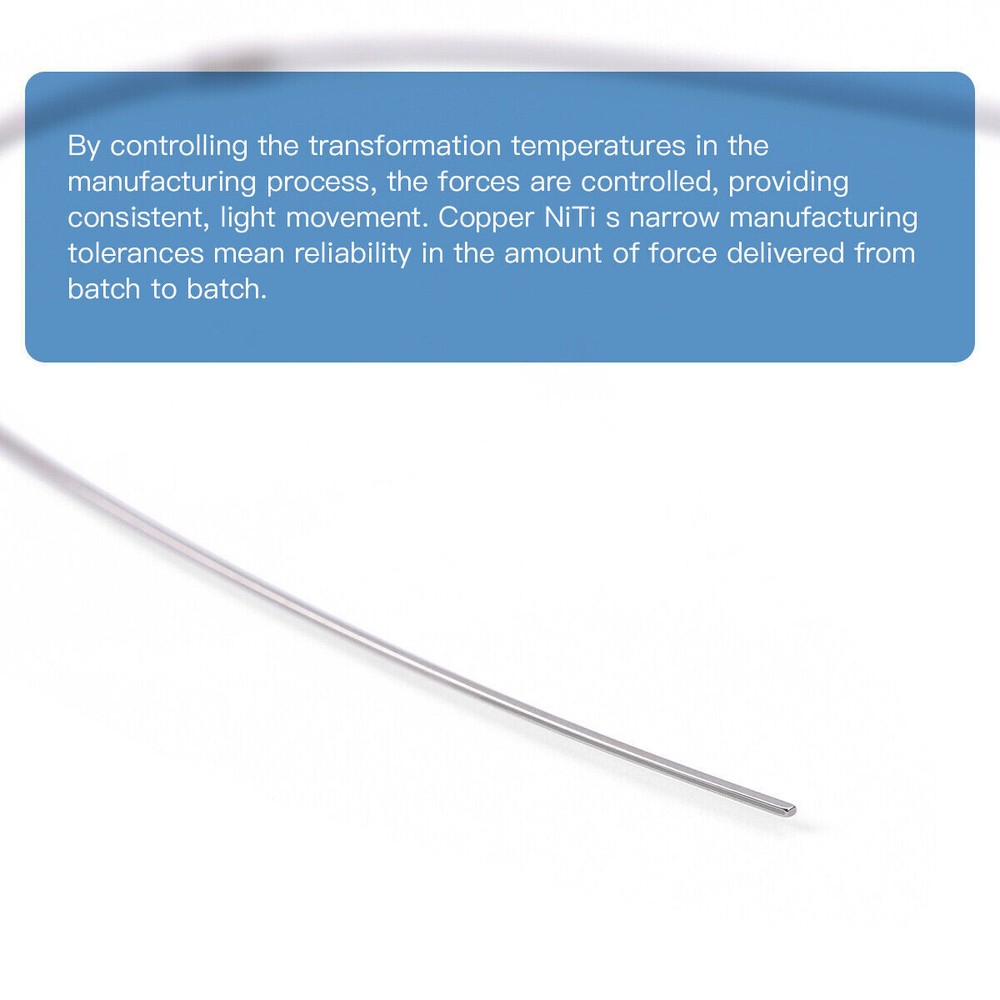 Dental Orthodontic Cu-Niti Arch Wires With Stops Round/Rectangular Ormco DAMON