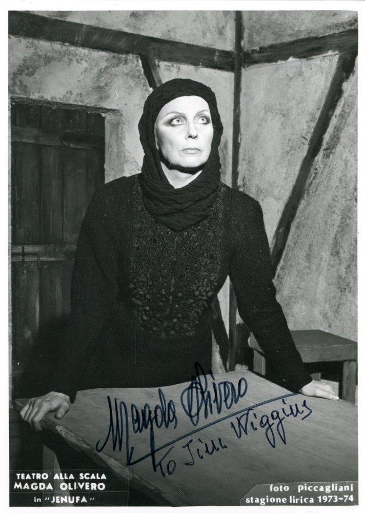 Magda Olivero- Signed Photograph (Opera Singer)
