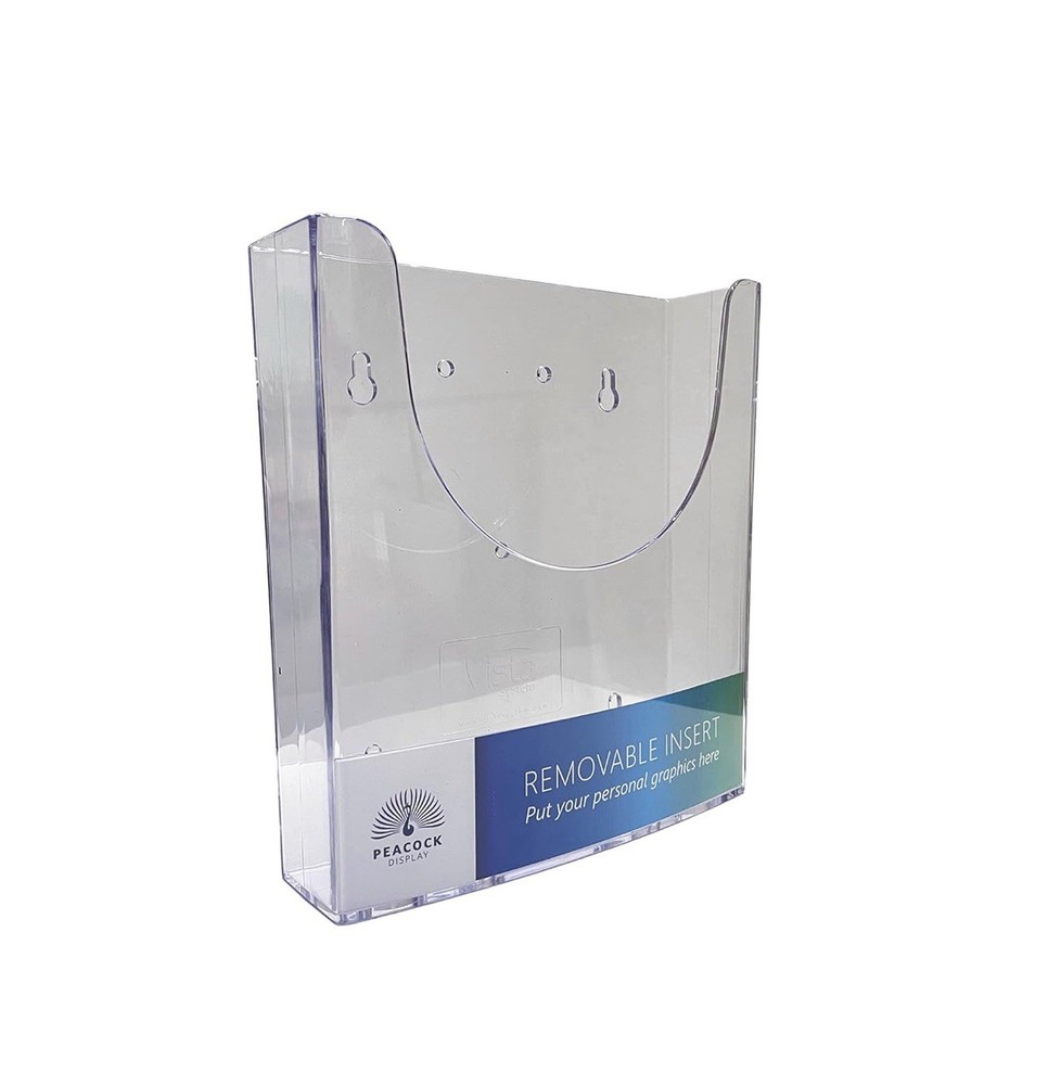 Peacock Display Paper Brochure Holder