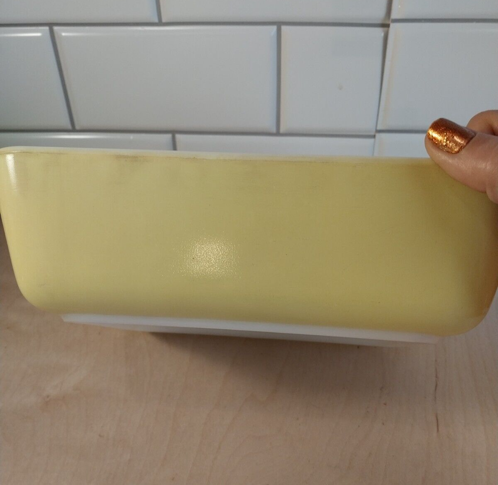 Vintage Pyrex ~Yellow Rectangle Casserole Baking Dish # 503-B