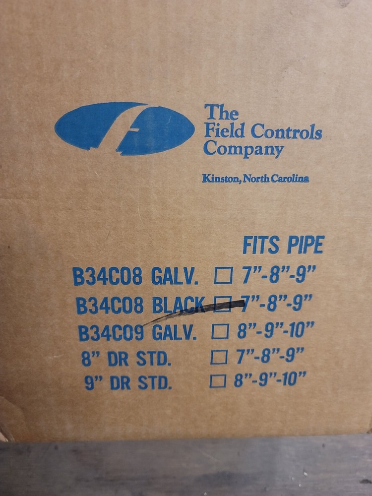 8" Black Chimney Pipe Barometric Draft Control Tee, new