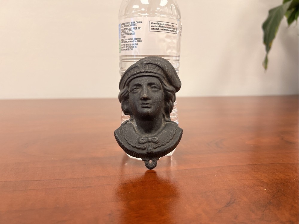 VTG Cast Iron Christopher Columbus Match Holder Match Strike