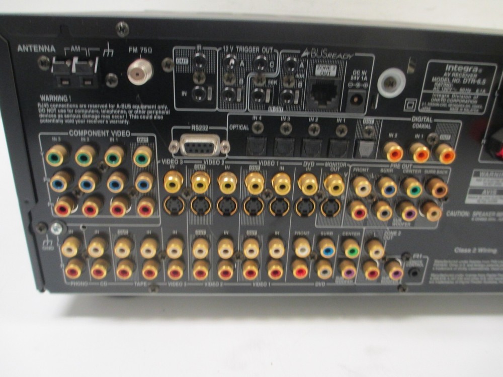 Integra DTR-6.5 A/V Receiver
