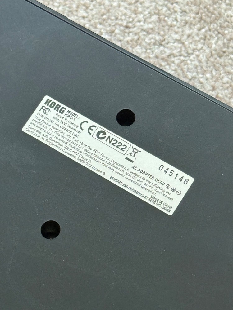KORG padKONTROL MIDI Studio Controller KPC-1 W/ USB CABLE / No box