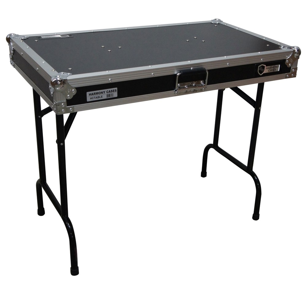 Harmony HCTABLE  Portable 36" Wide DJ Workstation Table 30" Height