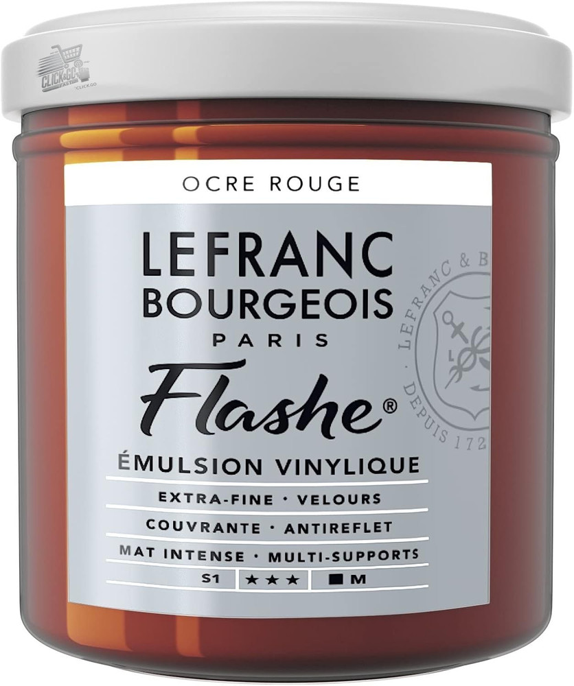 LB ACRYLIC FLASH 125ML RED OCHRE