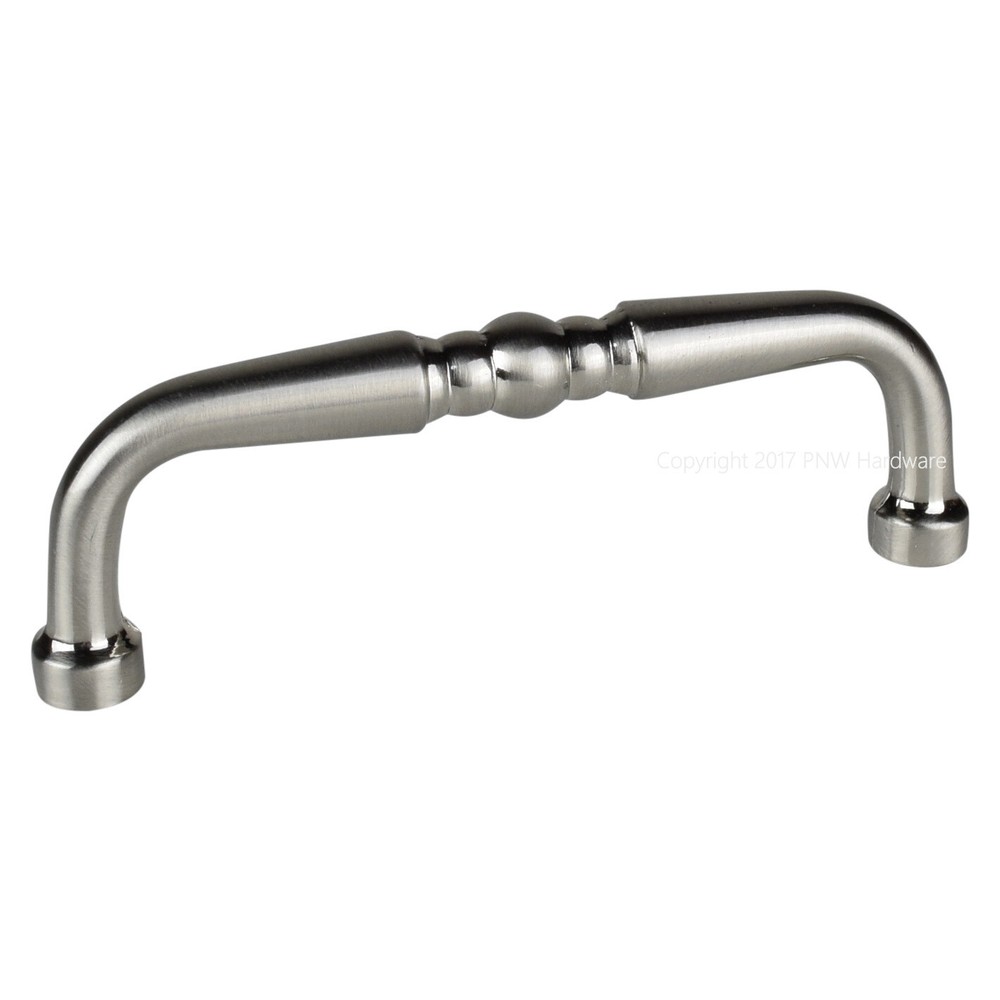 (25-Pack) Elements Madison Z259-3SN Classic Satin Nickel Cabinet Pull Handle 3”