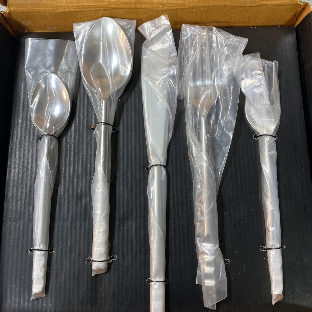 Vibhsa Flatware 5 Piece Place Setting Modern NEW in Box