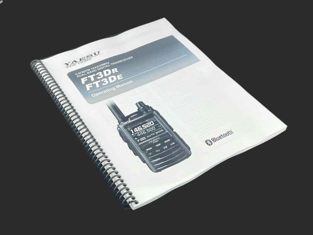 Yaesu FT3Dr FT3DE Transceiver Instruction Operating Manual Coil Bound
