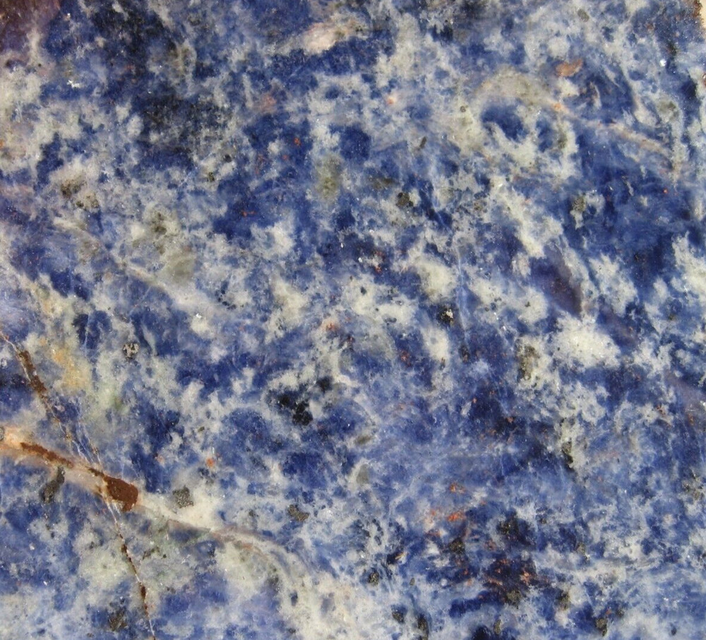 rle SODALITE SLAB, SOLID PIECE, 6" x 3" EXCELLENT!