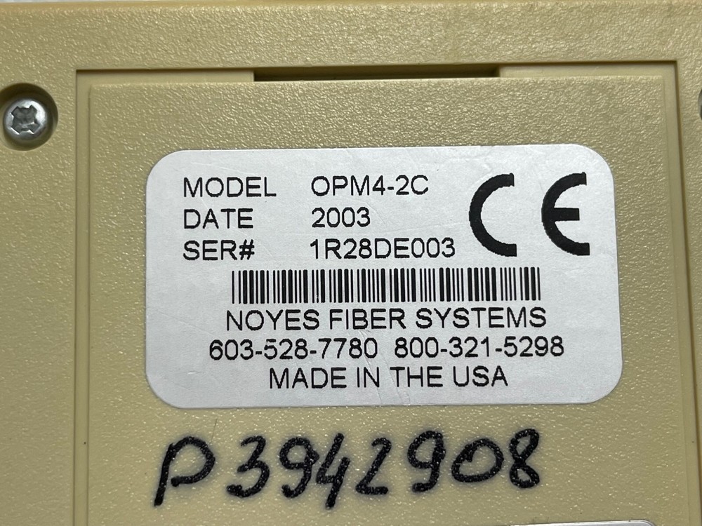 Noyes OPM4-2C optical power meter
