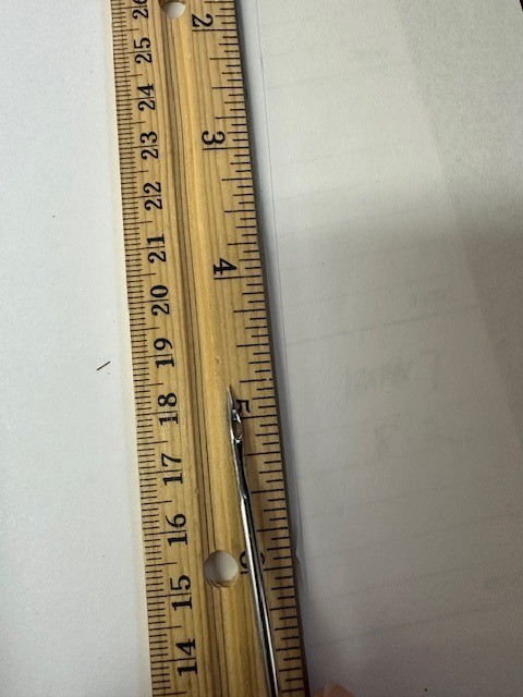 Wooden Handle Pick Tool for Knitting Machines