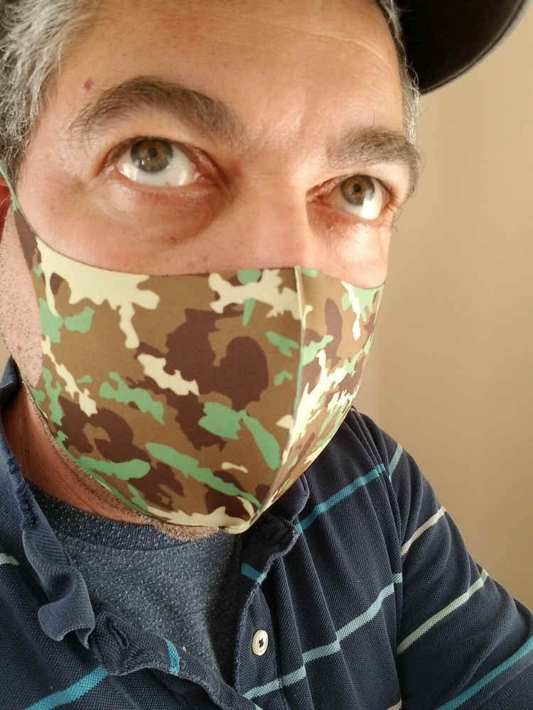 3 Face mask reusable 2 Blacks 1 Camouflage
