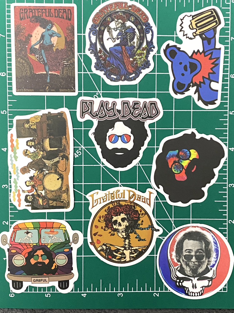 GRATEFUL DEAD STICKERS YOU PICK...FREE SHIP
