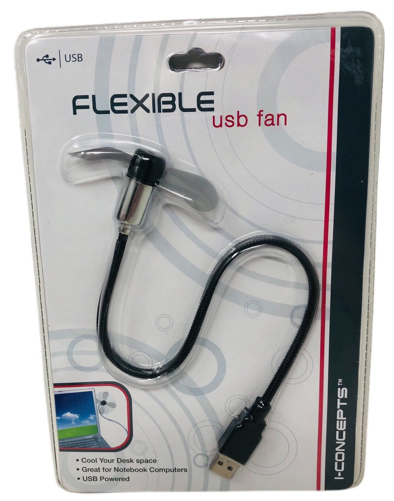Flexible USB Fan Notebook Computers USB Powered I-Concepts