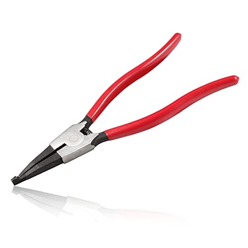11-Inch Lock Ring Pliers - Flat Snap Ring Pliers with Angle Tip and Reverse 11"
